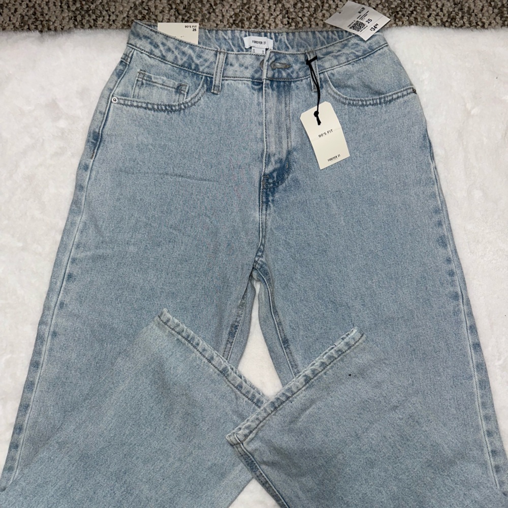 Forever 21 Blue Boyfriend Jeans